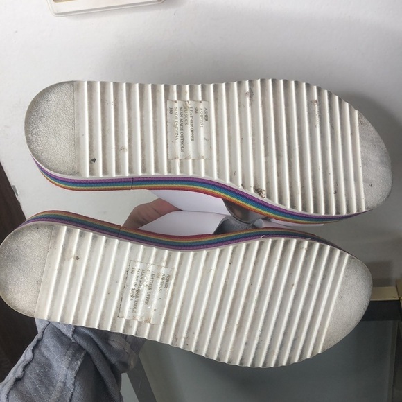 Steve Madden rainbow platform sandals size 9 - Picture 7 of 9